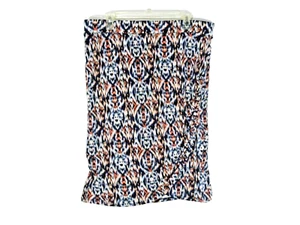 Versona Women's L Midi Skirt Elastic Waist Ruched Stretch Straight Style Lined - Picture 1 of 4