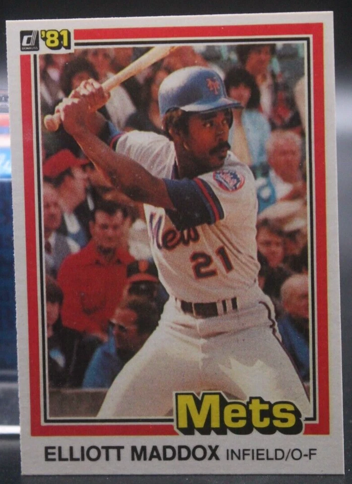 Elliott Maddox (Mets) - 1981 Donruss #397 - Image 1 of 1