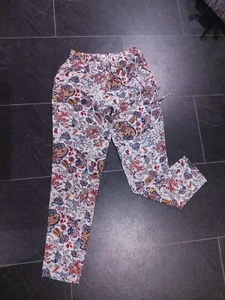Flatterhose Only, weiß mit buntem Muster, Gr. 34, sehr gut erhalten - Bild 1 von 6