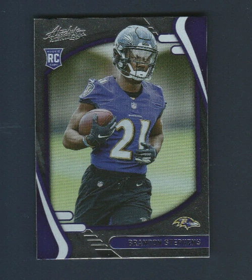 2021 Panini Absolute Football RC Rookie Card # 195 Brandon Stephens - Image 1 of 1