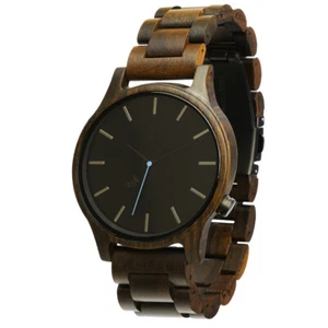 Opis UR-M1 Wooden Wrist Watch for Men (Black&Red Sandalwood, Zebrano, Maple) - Picture 1 of 41