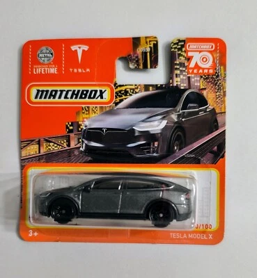 Modellino Tesla model X - Matchbox - Mattel - Immagine 1 di 3