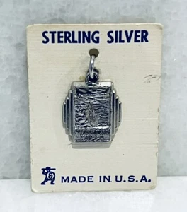 Sterling Silver 925 Niagara Falls Charm Made In USA New Old Stock - Picture 1 of 2