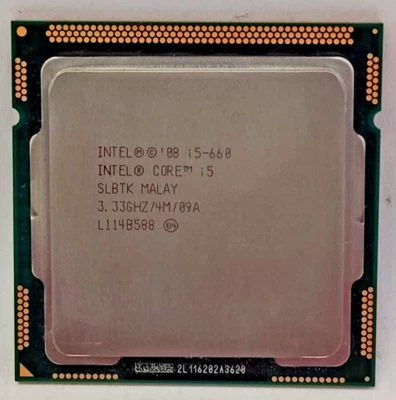 Lote de 7 procesadores de escritorio CPU Intel Core i5-660 SLBTK 3,30 GHz Foto 1 de 2