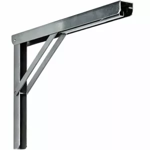 Consola Plegable Ajustable Soporte Acero Inox. Carga Pesada 180KG Tirantes - Imagen 1 de 13