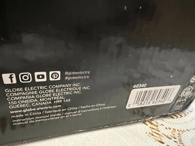 Lámpara de araña Globe Electric 60340 Emery 4 luces 20" de ancho, latón mate Foto 1 de 2