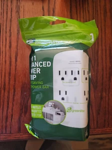 Greenlite 5 Outlet Advanced Power Strip Tier 1 Wall Mount Smart Surge Protector - Picture 1 of 2