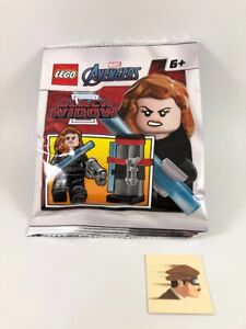 Lego BLACK WIDOW Marvel AVENGERS Foil Pack ORIGINAL NEW MINIFIGURE