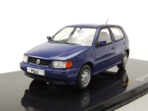 VW Polo 3 1994 Blu Modellino 1:43 Ixo Models - Foto 1 di 9