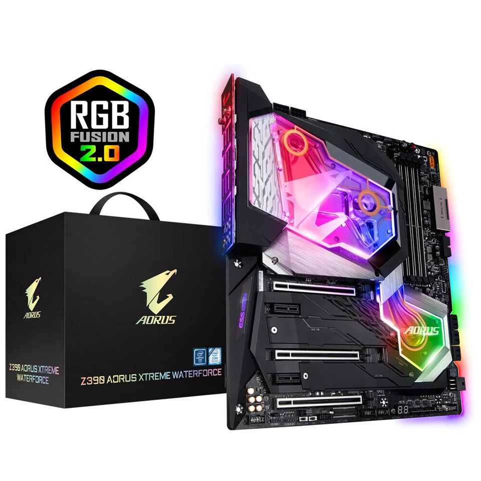 GIGABYTE Z390 AORUS XTREME WaterForce LGA 1151 Intel Z390 E-ATX Motherboard - Image 1 of 4