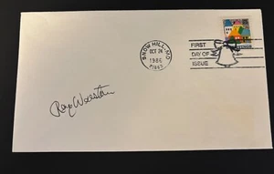 FDC 1986 Greetings Stamp Signed by "My Favorite Martian" Star Ray Walston - Picture 1 of 4