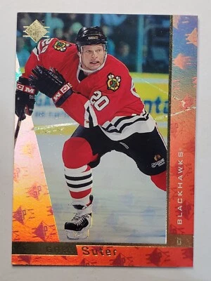 1996-97 SP #29 Gary Suter ~ Chicago Blackhawks - Image 1 of 2