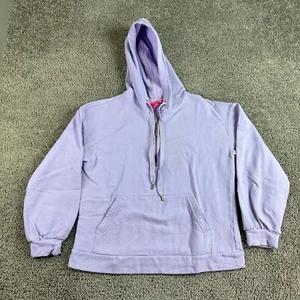 Lilly Pulitzer Suri Hoodie Womens Small Lilac Purple 1/2 Zip Pullover Ladies * - Picture 1 of 13
