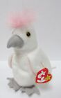 Ty Beanie Baby  "Kuku" the Cockatoo PRISTINE CLEAN! (NOS)-Brand New w/Mint Tags