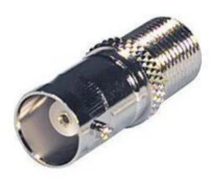 F81 Coaxial Female/BNC Female TV Cable Coupler Adapter Splice Connector Plug - Picture 1 of 1