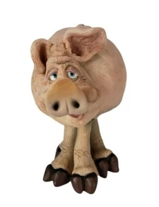 Doug Harris Bobble Bods Miss Prudence Pig Signed Douglas Handpainted Collectible - Picture 1 of 9