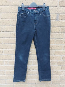 Pantalones de mezclilla para mujer Per Una elásticos Roma índigo cintura natural talla 8 cortos - Imagen 1 de 4
