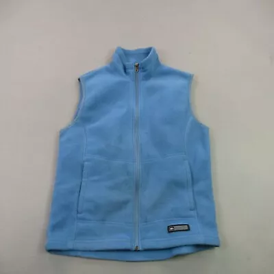 REI Vest Boys Medium Sleeveless Full Zip Pockets Outdoors Sky Blue - Image 1 of 4