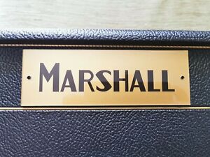 Marshall plexi logo (6" x 2")