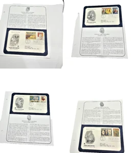 Circus Series: 4 FDC First Day of Issue Envelopes / Stamps w/ Card - Picture 1 of 5