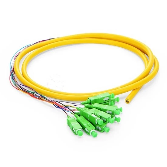 12 Strand 9/125 Fiber Optic Pigtail 3m SC/APC SingleMode, Fiber pigtail-0987 - Image 1 of 1