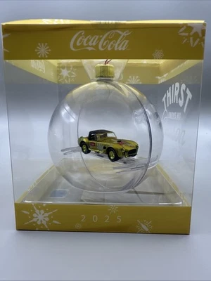 2025 M2 Machines Christmas Ornament Chase Coca-Cola 1965 Ford Shelby Cobra 1/750 - Image 1 of 4