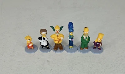 The Simpsons CLUE 2002 Replacement Game Pieces 6 Tokens Characters 2nd Edition - Image 1 of 3
