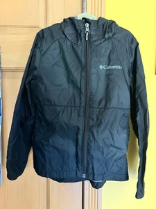 Columbia Girls Black Rain Jacket Size XXS (4) - Picture 1 of 4