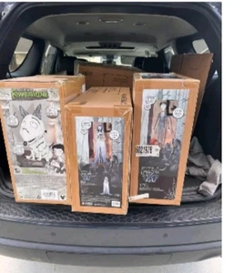 Brandneu Halloween Dekor 5,8 Fuß Emily und 6 Fuß Victor Animatronic - Leiche Braut - Bild 1 von 6