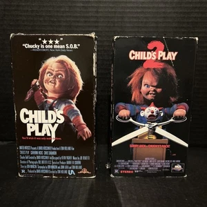 Lot Of 2 VHS Cassettes Child’s Play And Child’s Play 2 - Picture 1 of 14