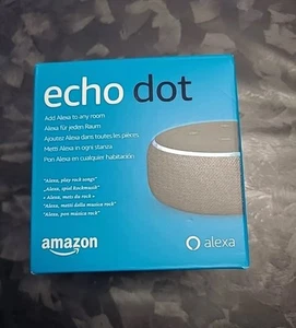 Amazon Echo Dot 3. Generation schwarz Neu Versiegelt - Bild 1 von 4