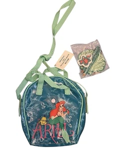 Vintage 90er Disney die kleine Meerjungfrau Arielle Vinyl Handtasche Schreibwarenhalter - Bild 1 von 4