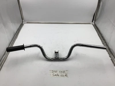 OEM 2010-2012 SYM Symba 100cc Chrome Handlebars Handlebar Assembly - Image 1 of 4