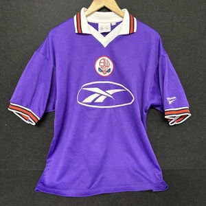 BWFC Bolton Wanderers football shirt Reebok vintage away 1997-98 42-44” t2709 - Picture 1 of 8