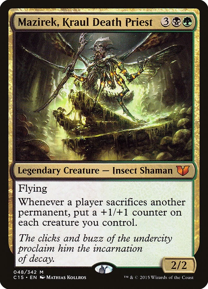 MTG Mazirek, Kraul Death Priest  - Commander 2015 #48 - Image 1 of 1