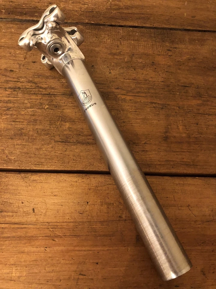 Campagnolo Chorus Round Seatpost, Steel, 27.2mm , Excellent Light Use - Image 1 of 4