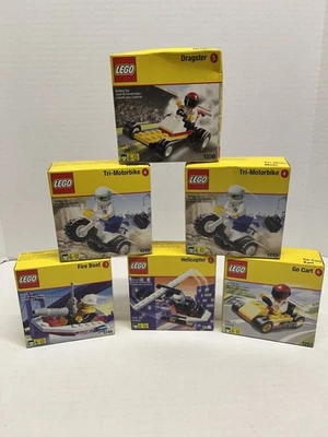 LEGO lot of 6 Shell promo sets NISB 1246 1248 1249 1250 1251 dragster boat - Image 1 of 4