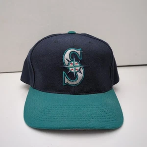 Vtg 90’s Seattle Mariners Sports Specialties Fitted Hat  MLB Wool Cap Sz. 7-1/4 - Picture 1 of 4