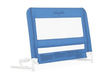 Riel de cama ajustable de seguridad de malla ligera Dream On Me para niño pequeño, azul Foto 1 de 4