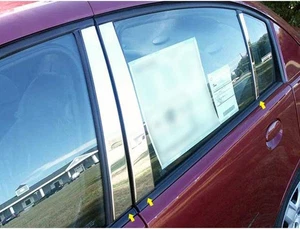 6pc. Luxury FX Chrome Pillar Post Trim for 2005-2007 Saturn Ion - Picture 1 of 4