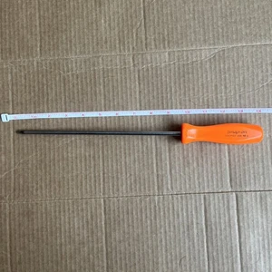 Snap On Phillips #2 Cabinet Screwdriver 14” Orange Hard Handle SDDP102 - Picture 1 of 9