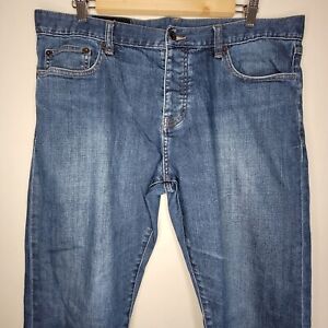 Lyle & Scott Mens Jeans Blue Denim Straight Leg Jeans Size W36 L32