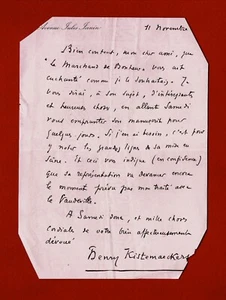 FJ57-L.A.S-HENRY KISTEMAECKERS FILS-DRAMATURGE-BELGE-[RENÉ BASCHET] - Imagen 1 de 1