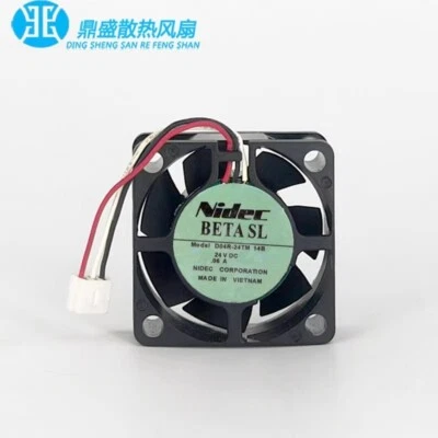 NIDEC D04R-24TM 14B 4015 DC24V 0.06A 4CM 3-Pin Inverter Fan - Image 1 of 4