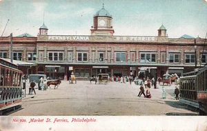 DE COLECCIÓN PHILADELPHIA PA POSTAL MERCADO TRANSBORDADORES CALLEJEROS c1910 90822 R - Imagen 1 de 2