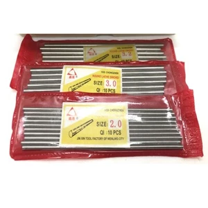 10pcs Round Bar Straight Shank Metric HSS High Speed Steel Rod Lathe Tool New - Picture 1 of 17