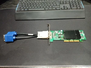 Nvidia P118 Quadro AGP VGA card 24mb Vram. Comes with Correct Cable For Twin Vga - Picture 1 of 7