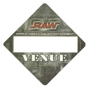 WWE Raw Venue Backstage Pass 2002 OTTO nuevo stock antiguo - Imagen 1 de 2