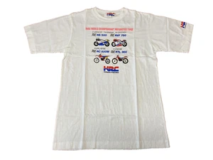 HRC Honda Racing NS500 RVF750 RC500M RTL360 Motorcycle Vtgg Tee T Shirt One Size - Picture 1 of 13