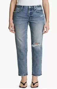 Pistola Denim Damen Presley High Rise Relaxed Distressed Jeans. Größe 25 - Bild 1 von 10
